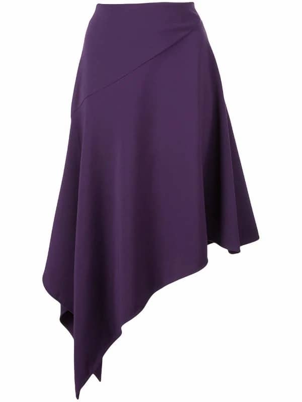 Asymmetrical Hem Skirt