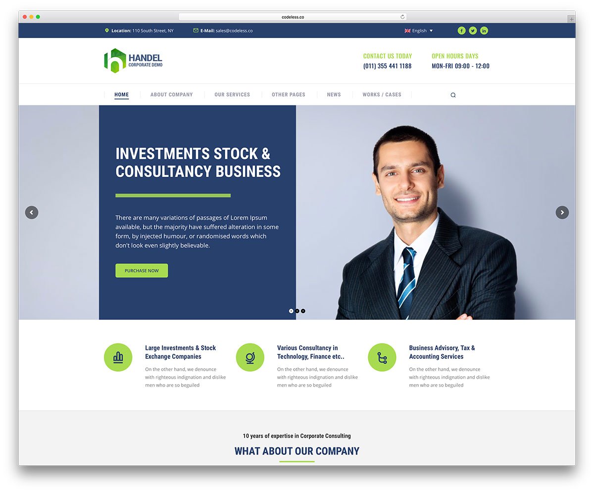 Business Corporate Website