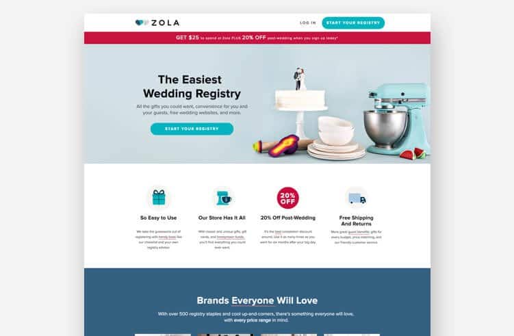 Landing Page Website