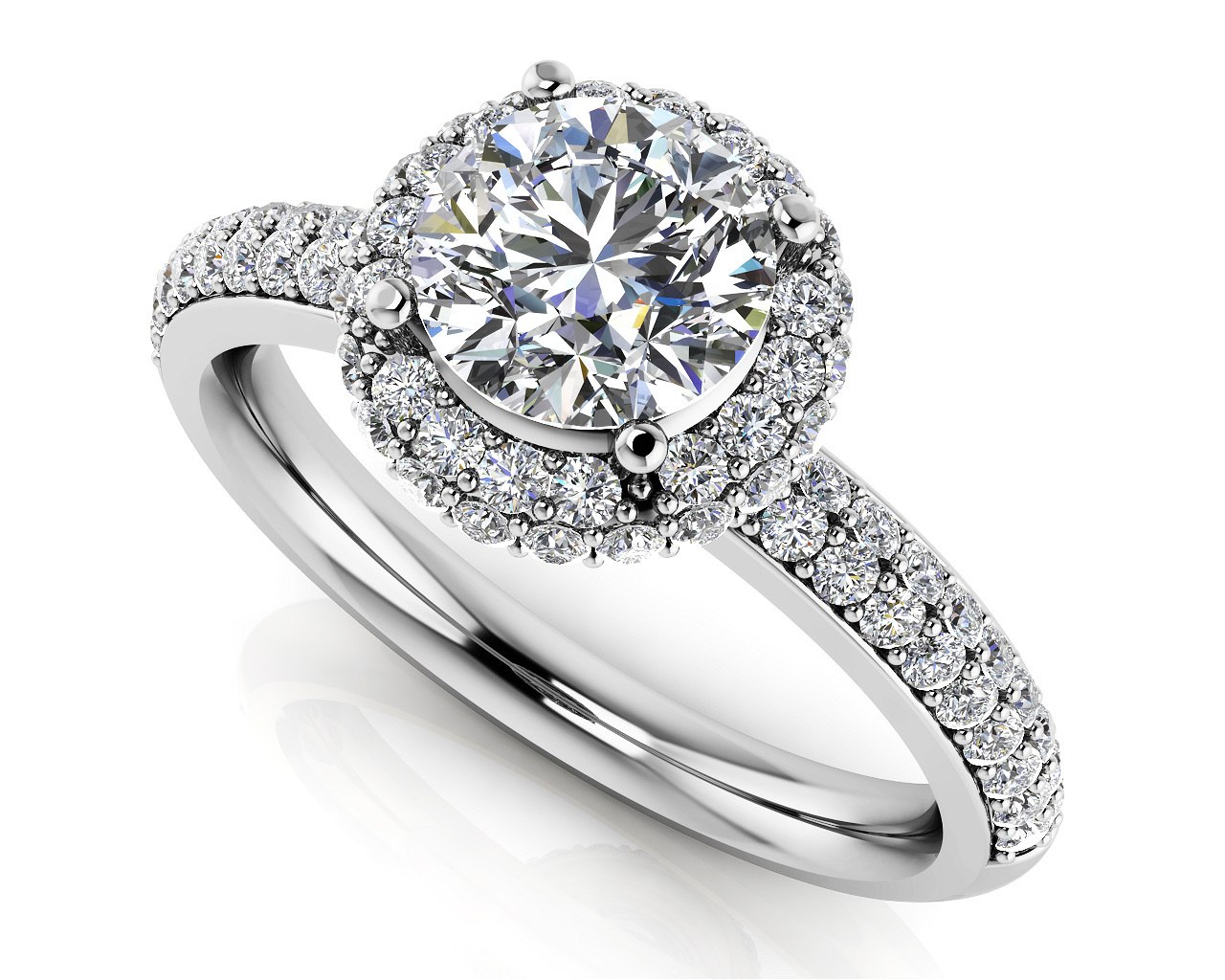 Double Diamond Style Ring