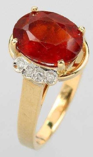 Single Colored Stone Ring