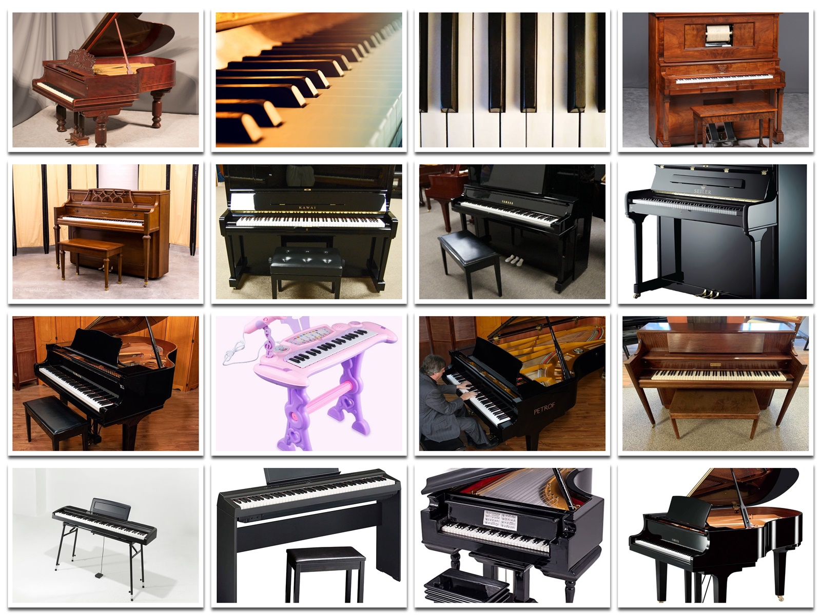 Types of Pianos