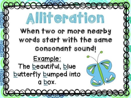 Alliteration Figurative Language