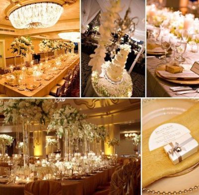 Go Gold Wedding Theme