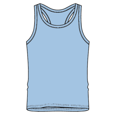 Half T shirt (Singlet)