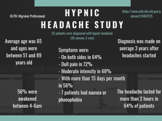 Hypnic Headaches