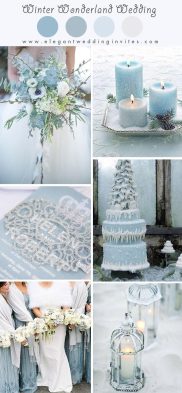 Ice Blue Wedding Theme