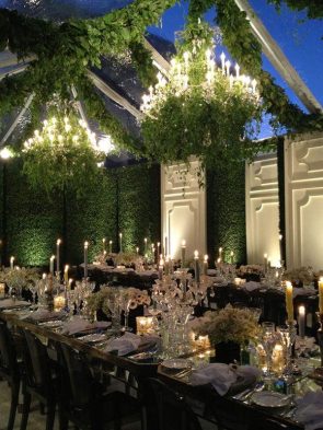 Indoor Garden Wedding Theme