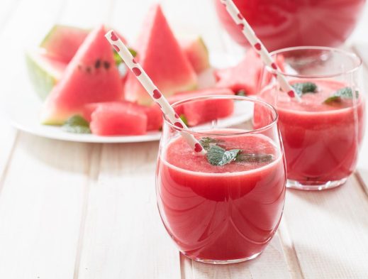 Melon And Watermelon Smoothie Juice