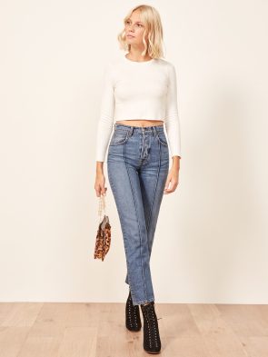 Pintuck Jeans