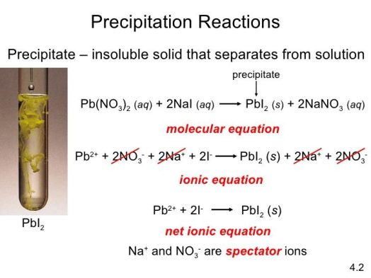 Precipitation Reaction