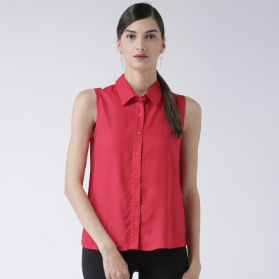 Sleeveless Shirt Top