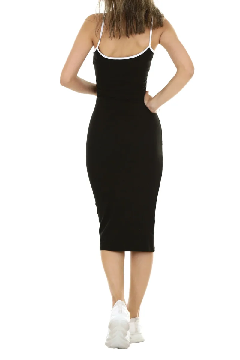 Black bodycon dress