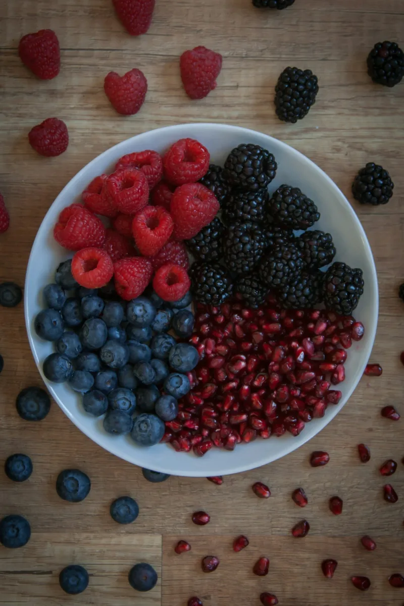 Bowl of mixed berries
