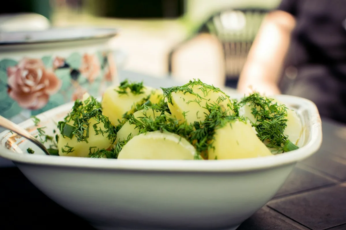 Bowl of potato salad
