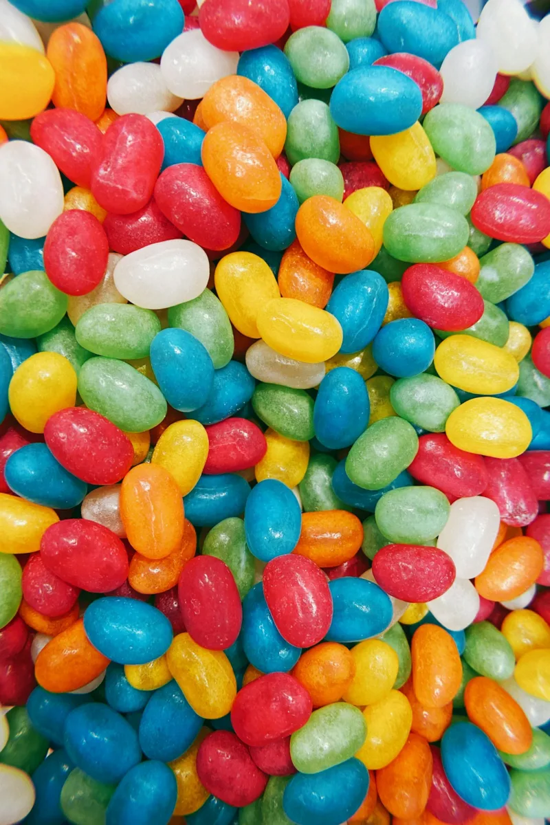 Colorful jelly beans