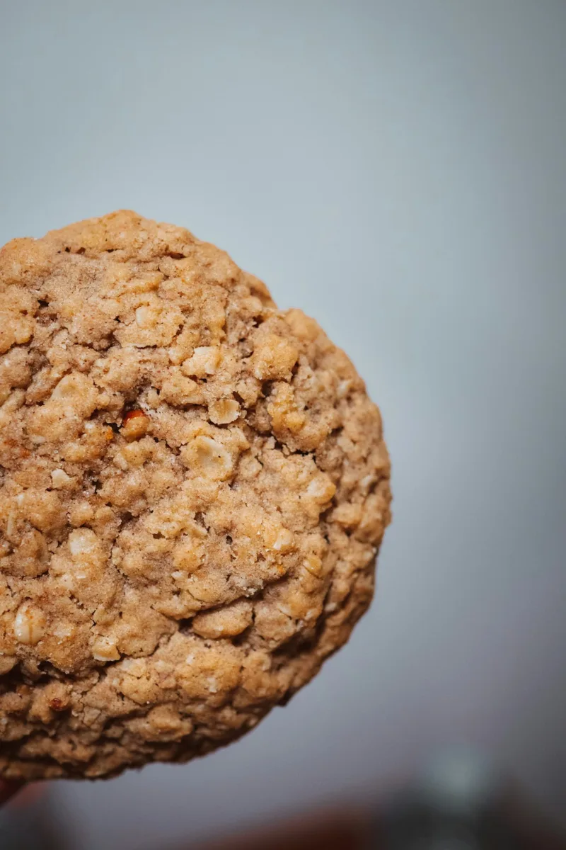 Large oatmeal cookie