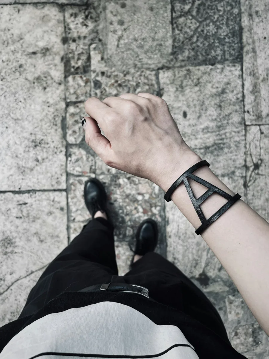 Leather wrap bracelet