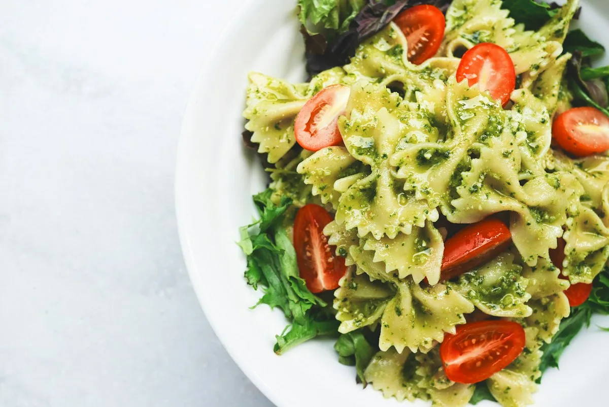 Pasta salad with vegetables