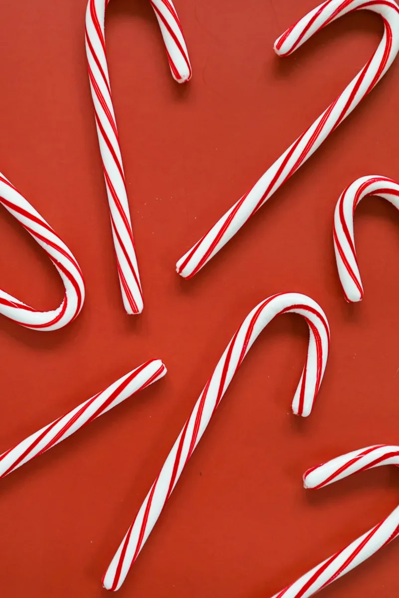 Red and white candy canes