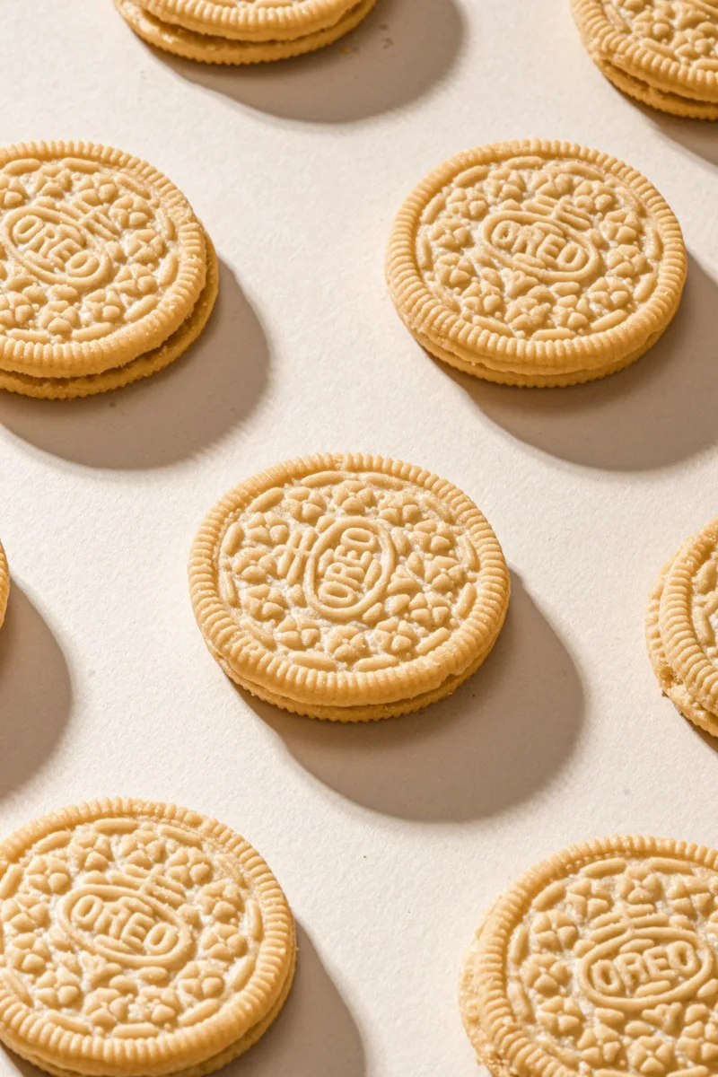 Sandwich cookies with cream filling