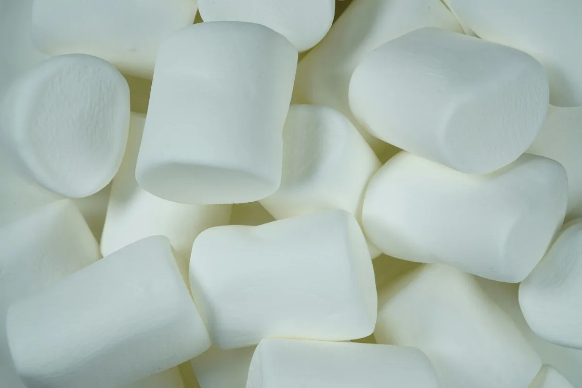 White marshmallows